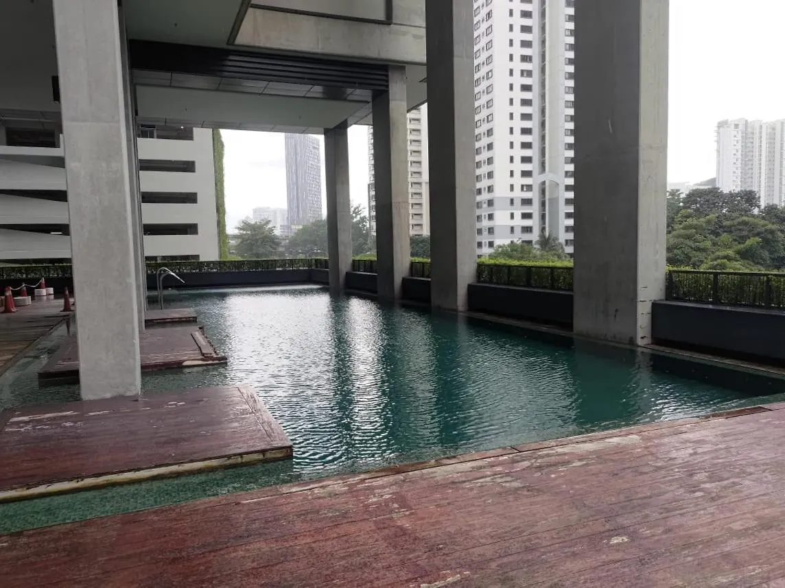 Biggest Balcony Premium Unit 1-5Pax @Arcoris Mont Tiara Apartment Kuala Lumpur